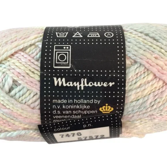 Scheepjes Granada Color 7476 Yarn Pastel Cotton 50g 5 Skeins Made in Holland - Picture 3 of 5